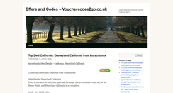 Desktop Screenshot of offers.vouchercodes2go.co.uk